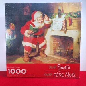 Springbok Coca-Cola Dear Santa Puzzle Coca-Cola 1000 Interlocking Pieces New